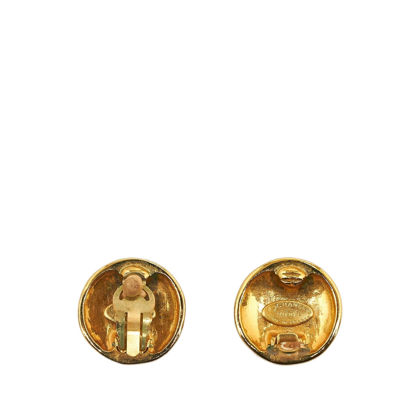 Luxury Chanel CC Clip On Earrings Costume Earrings