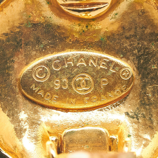 Luxury Chanel CC Clip On Earrings Costume Earrings