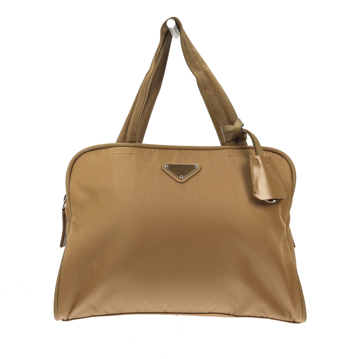 Luxury PradaHandbag in Brown Fabric