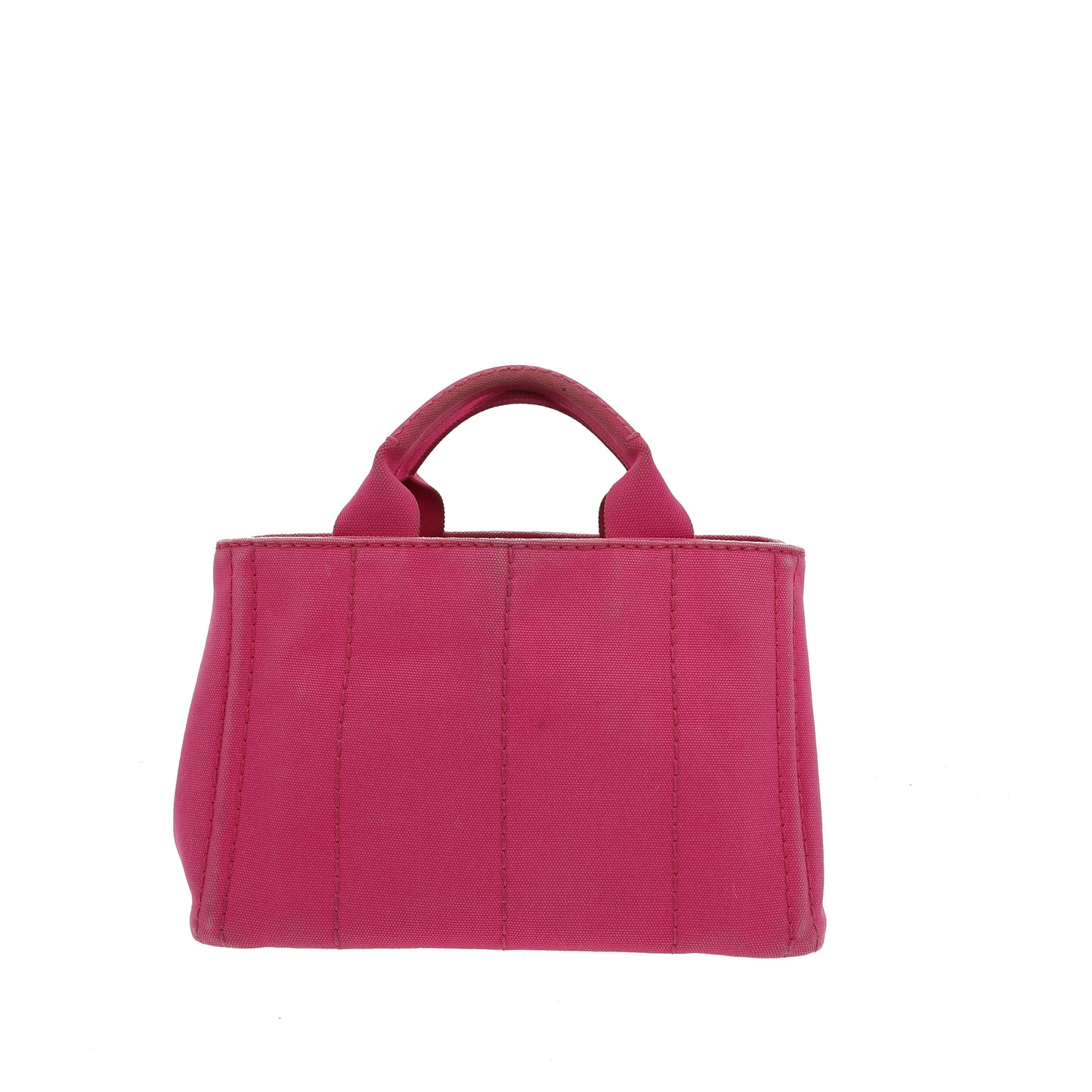 Luxury PradaCanapa Handbag in Pink Fabric
