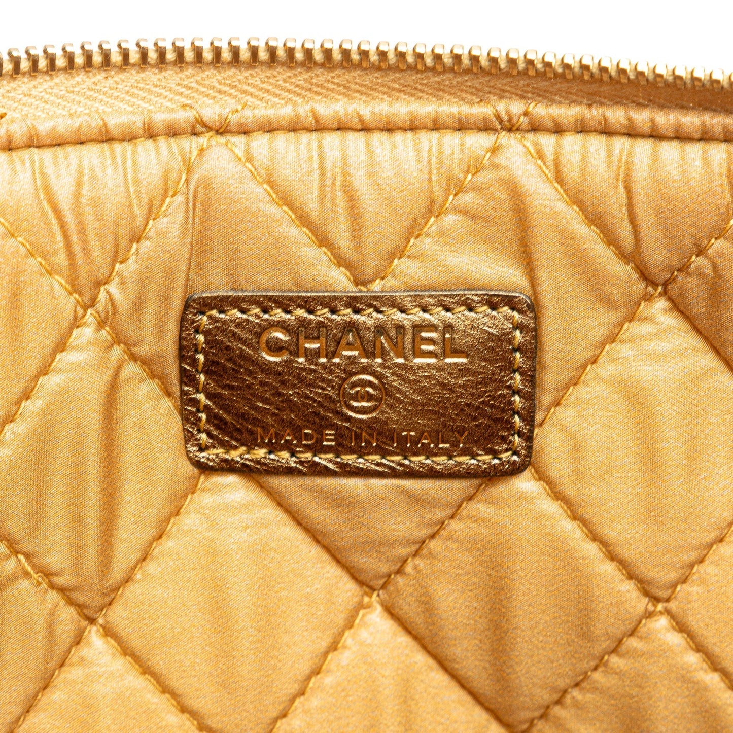 CHANEL Large Lambskin Boy O Case Clutch Clutch Bag