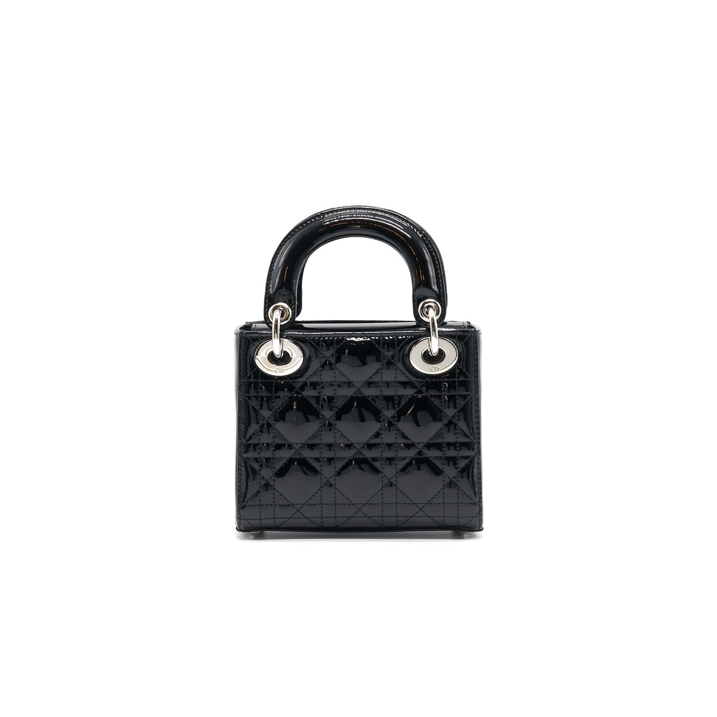 Luxury Dior Lady Luxury Dior Patent Leather Black SHW