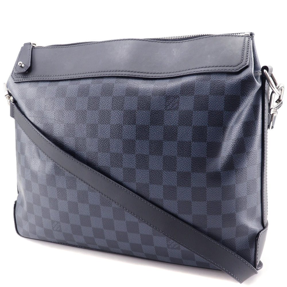 LOUIS VUITTON Shoulder Bag N41348 Damier Cobalt Black / navy Messenger Greenwich mens
