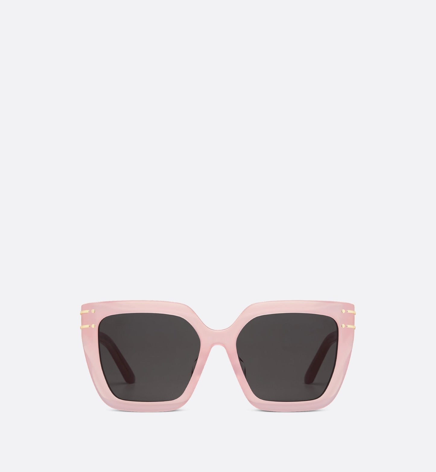Luxury Diorsignature S10F Sea Glass Pink Square Sunglasses