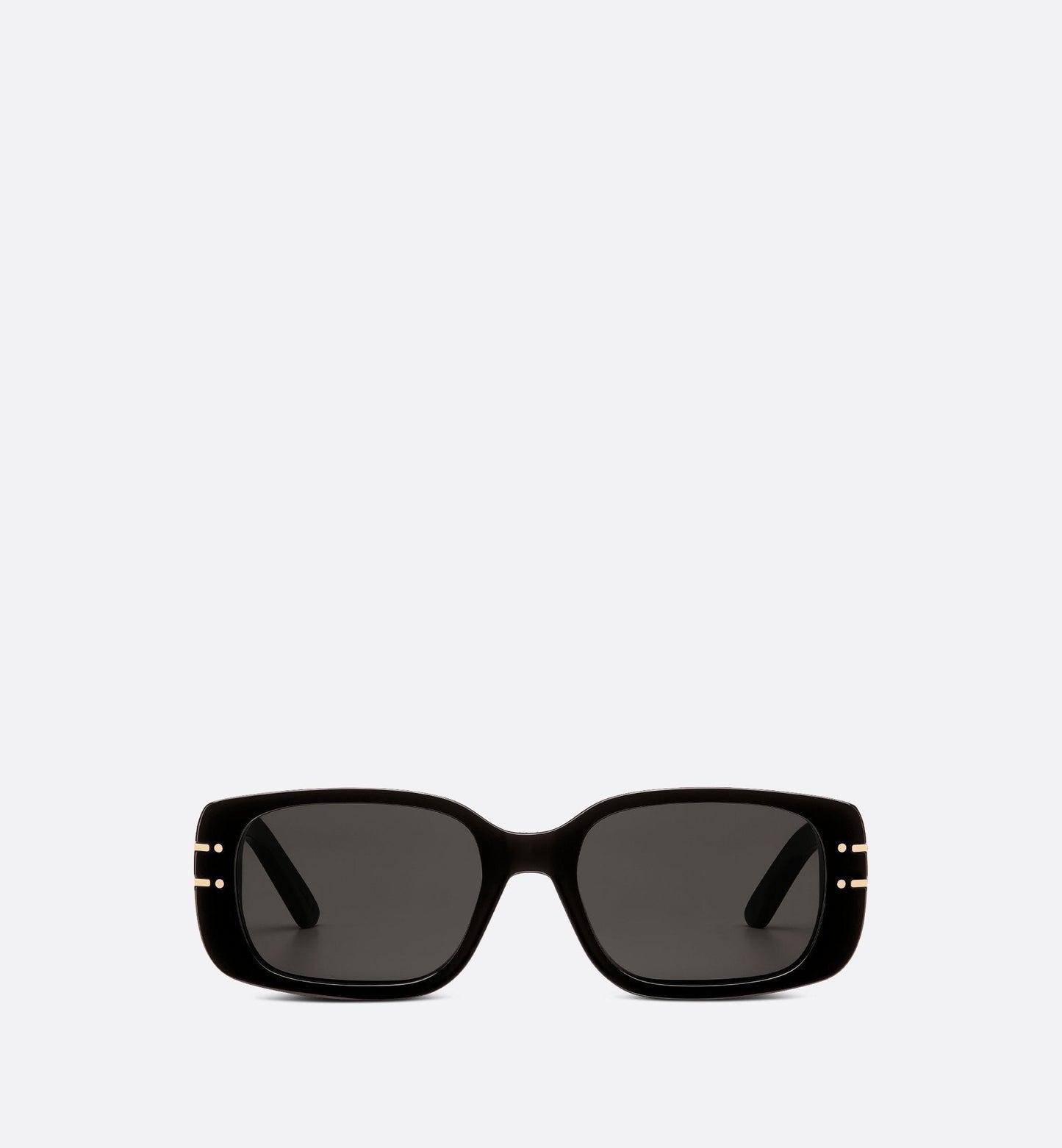 Luxury Diorsignature S12I Black Rectangular Sunglasses