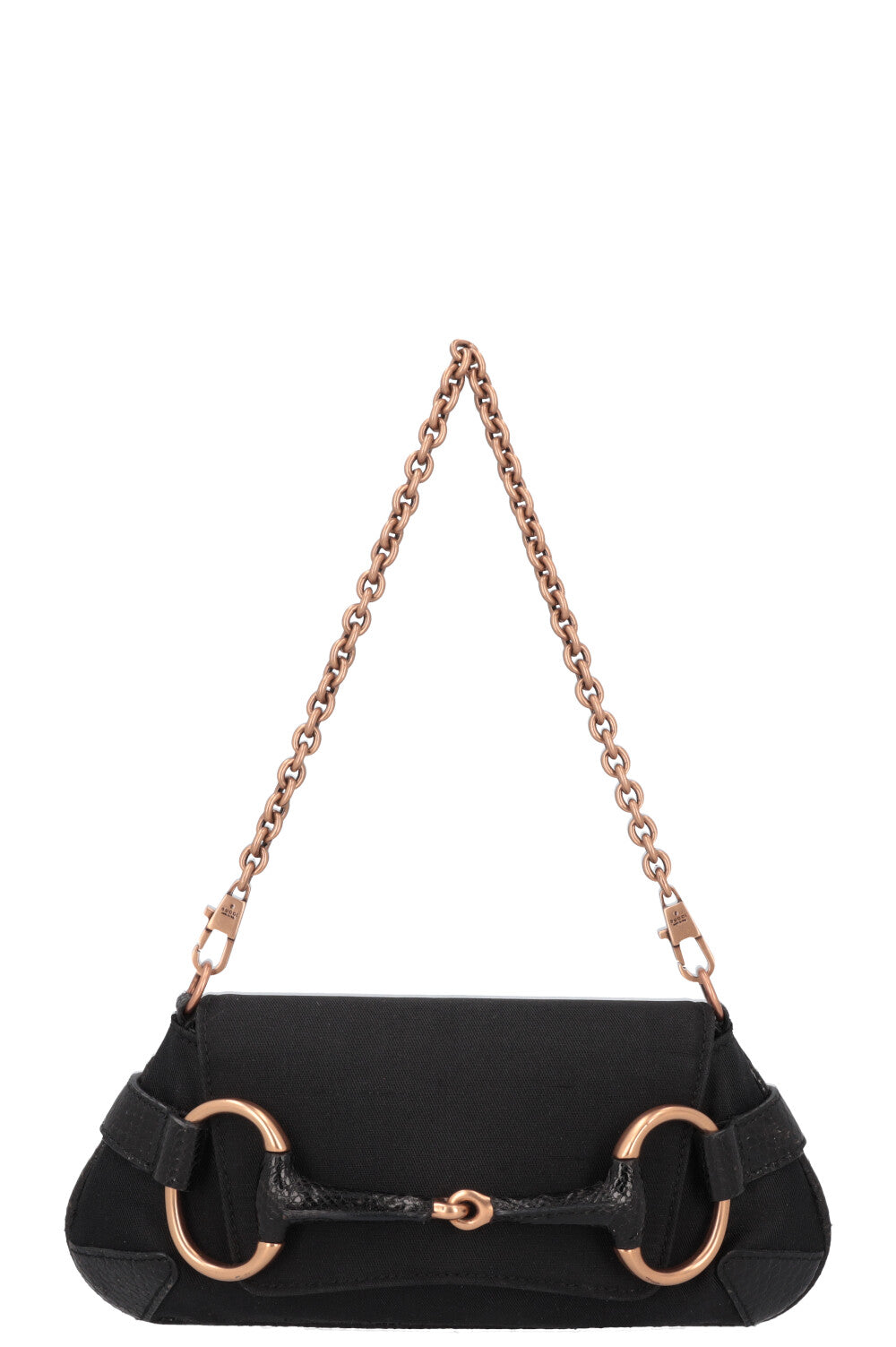 Luxury Gucci Trending 2025 Mini Horsebit Shoulder Bag Black