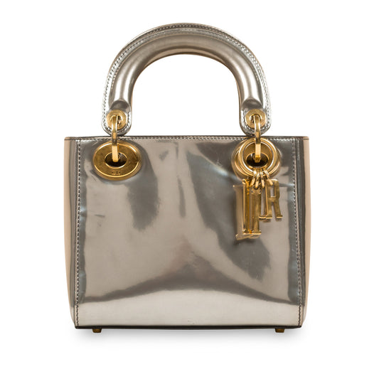 Luxury Dior Lady Luxury Dior - Silver Patent Leather