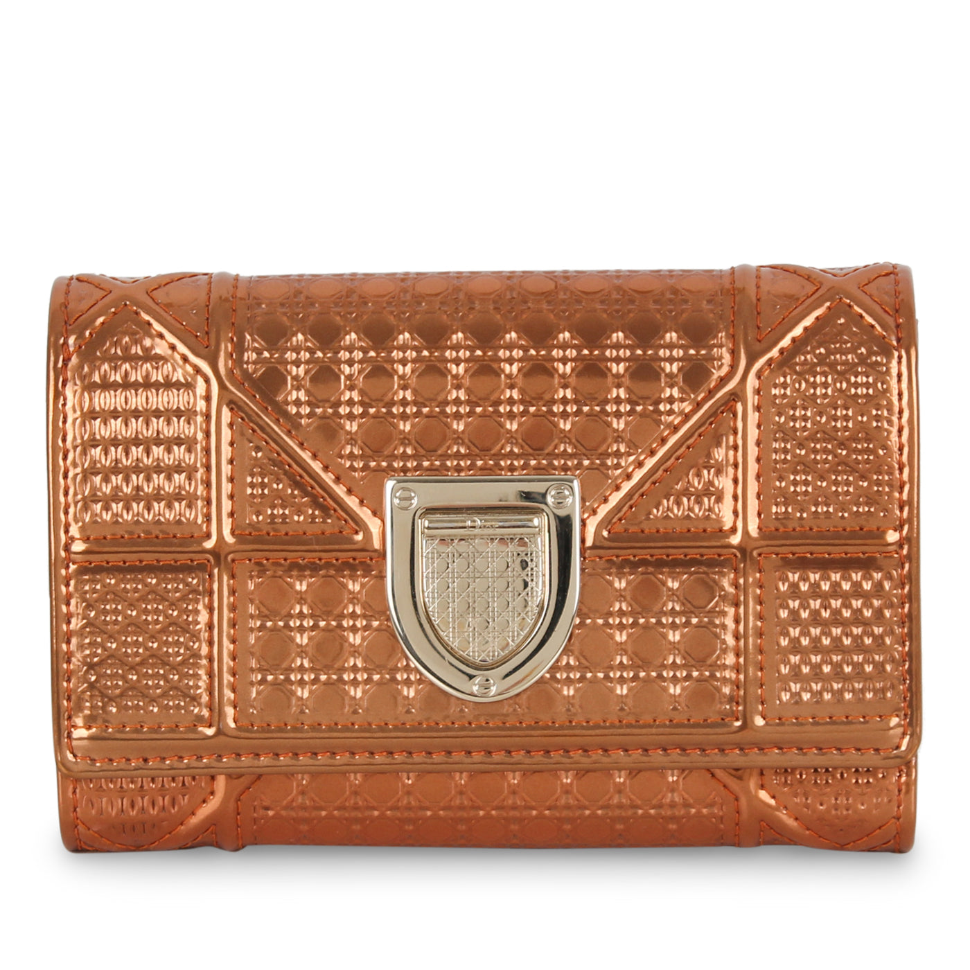 Luxury Dior Luxury Diorama Purse - Bronze