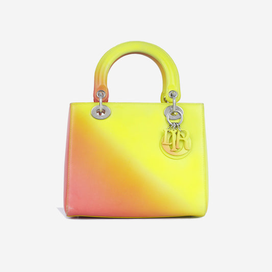 Luxury Dior Medium Lady Luxury Dior - Yellow / Orange