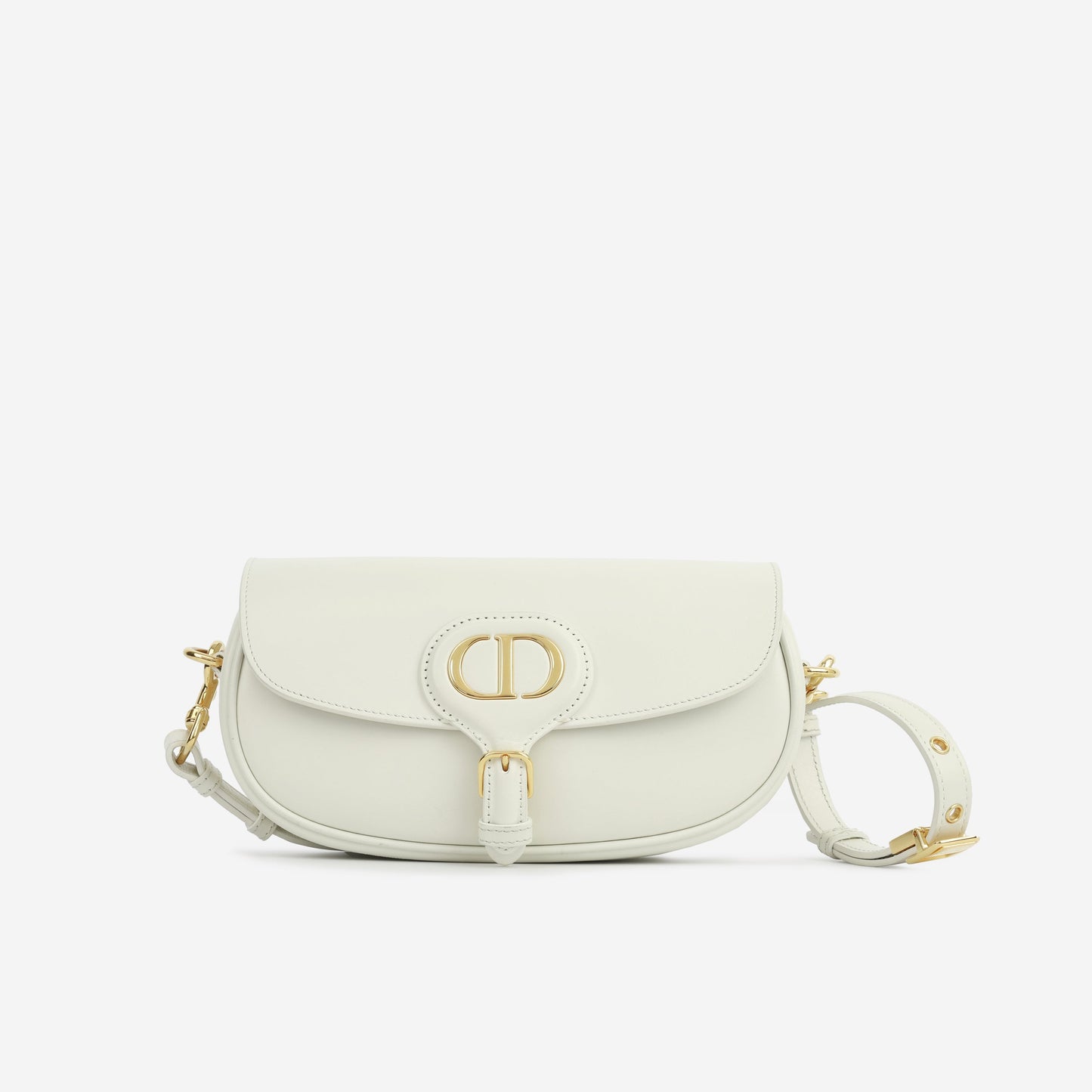 Luxury Dior Bobby East-West - White Calfskin