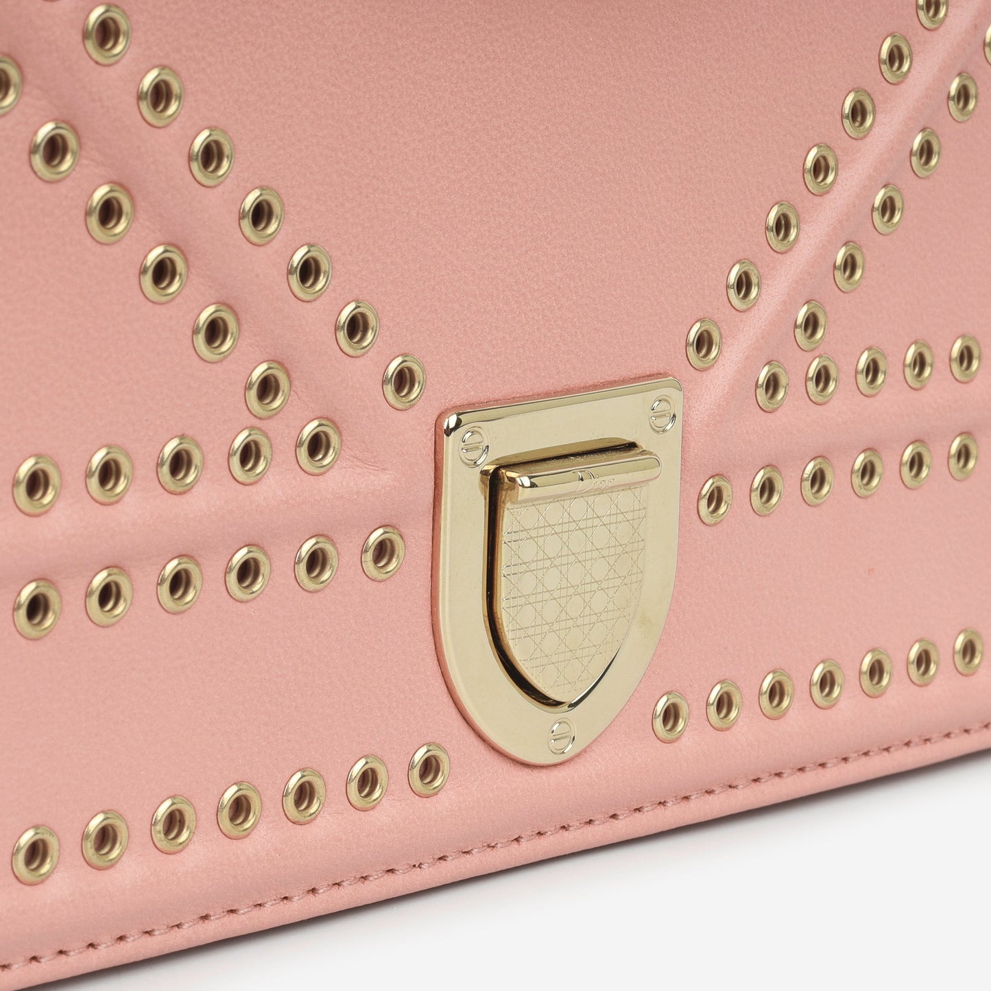Luxury Dior Small Luxury Diorama - Studded Rose