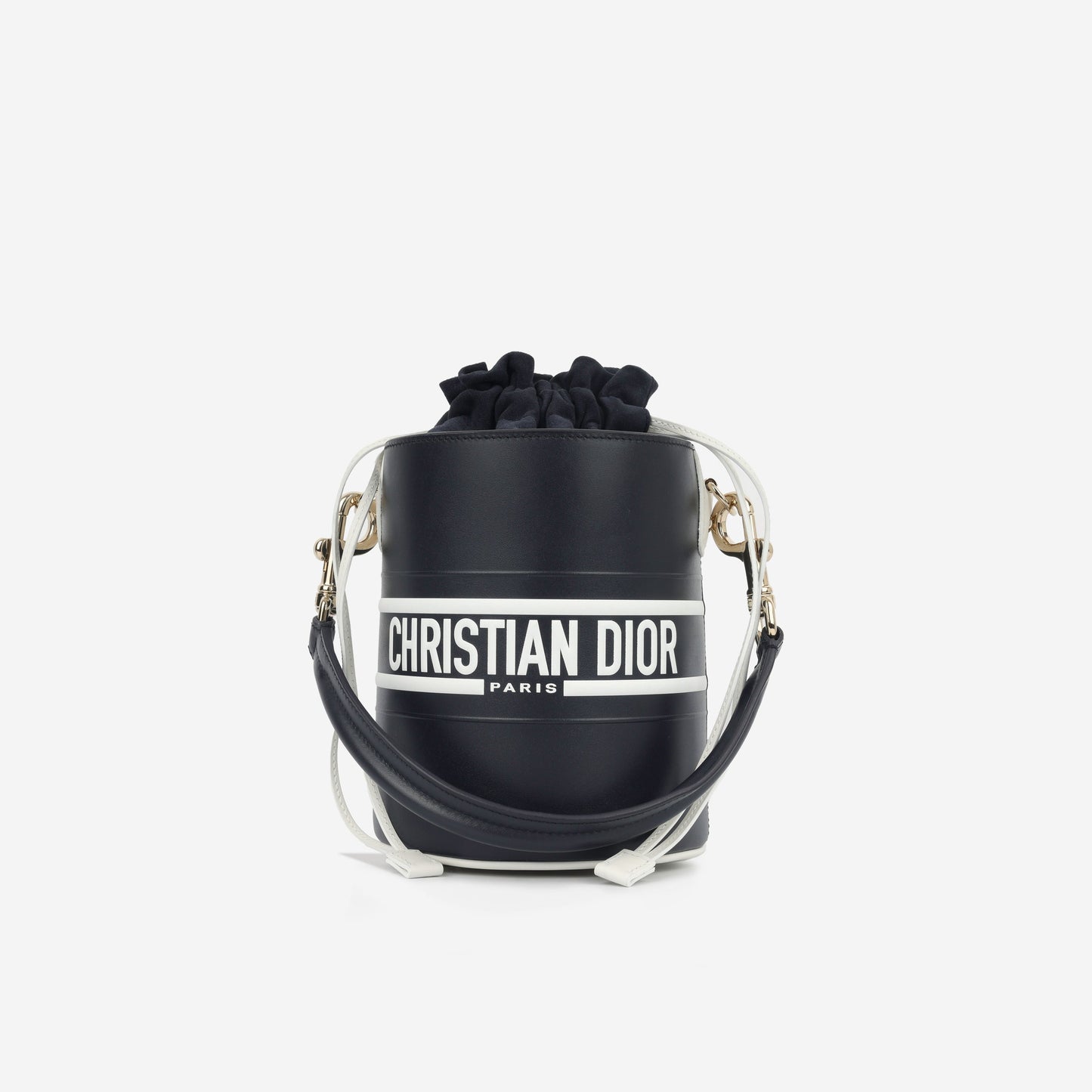 Luxury Dior Small Luxury Diorvibe Bucket Bag - Navy/White
