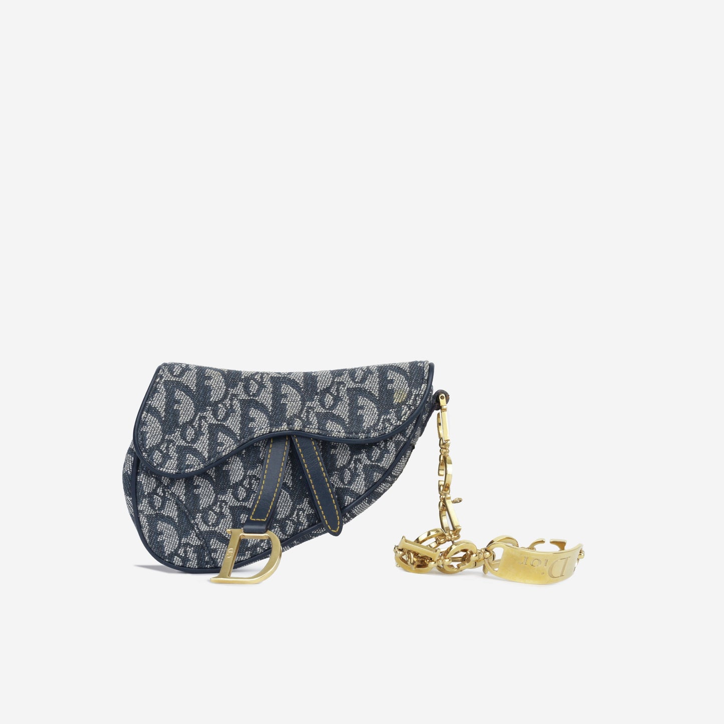Luxury Dior 1990s Micro Trotter Saddle pouch