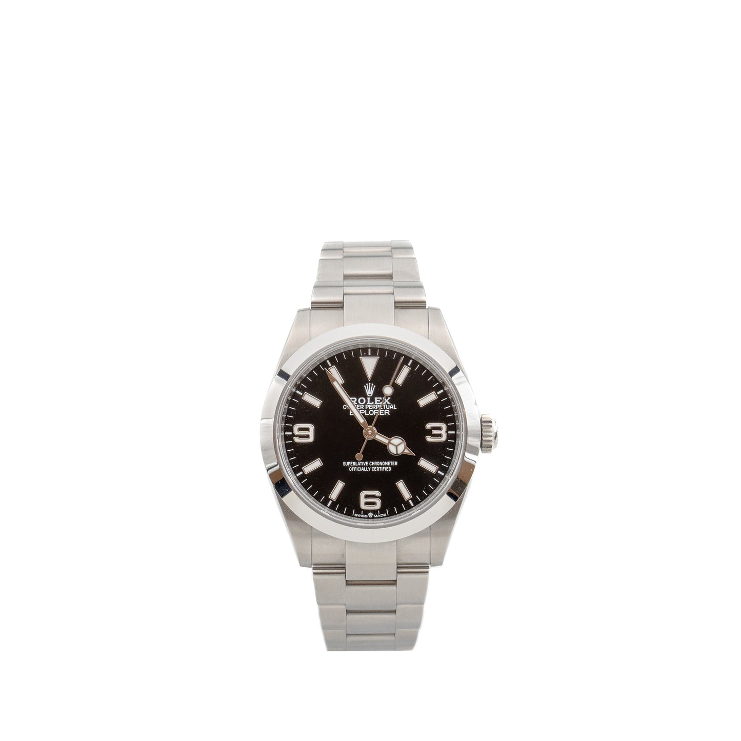 Rolex Explorer 40 Oystersteel Black Dial Model: 224270-0001