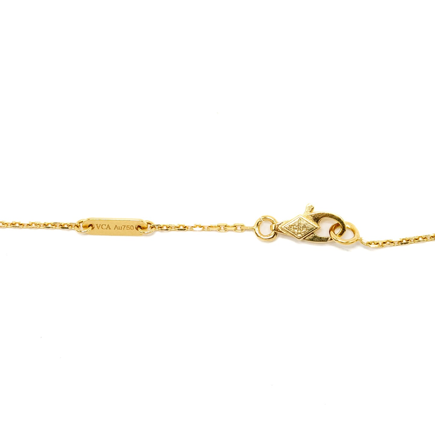 Van Cleef&Arpels Frivole Pendant, Mini Model Yellow Gold, Diamonds