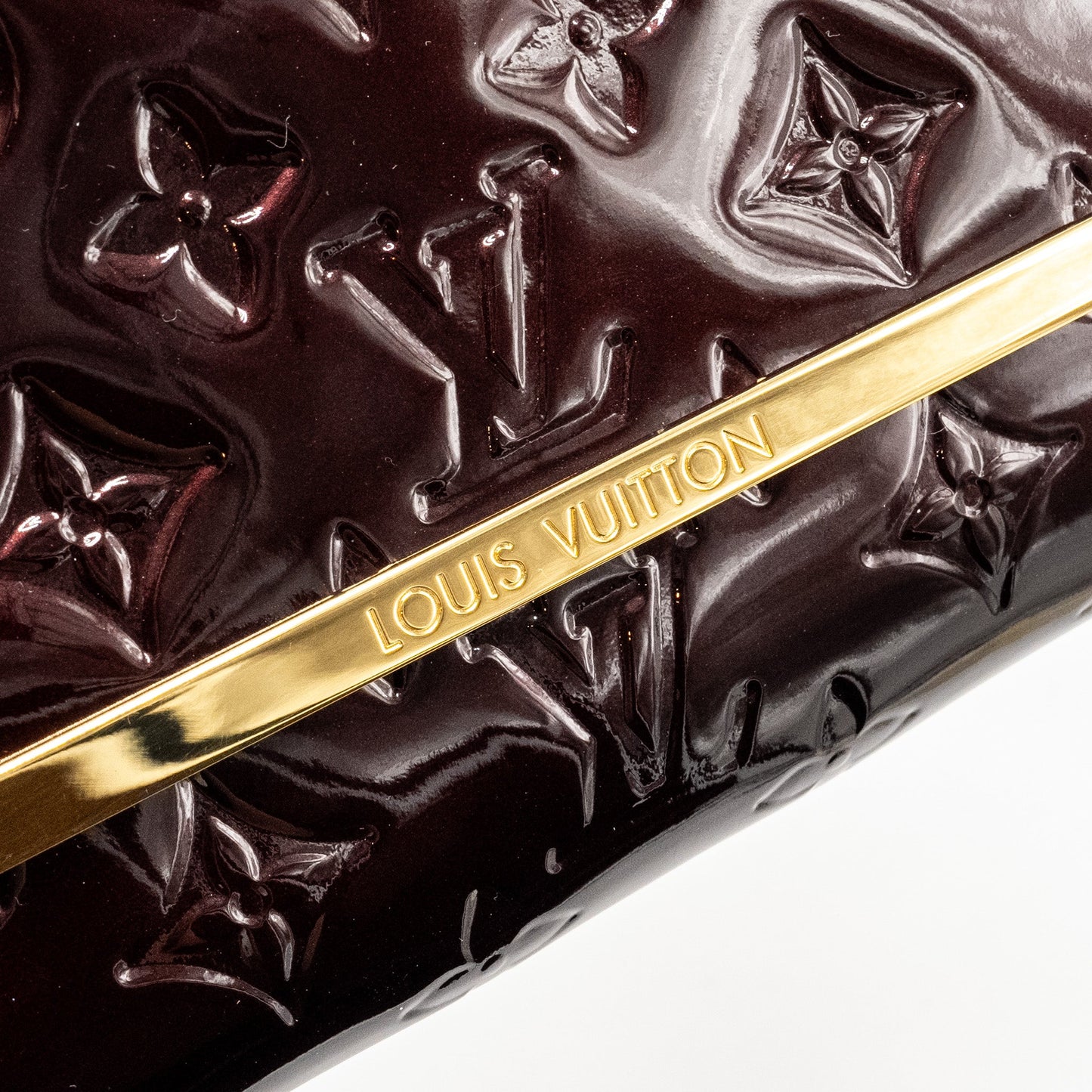 Louis Vuitton Rossmore MM MOnogram Vernis Amarante GHW
