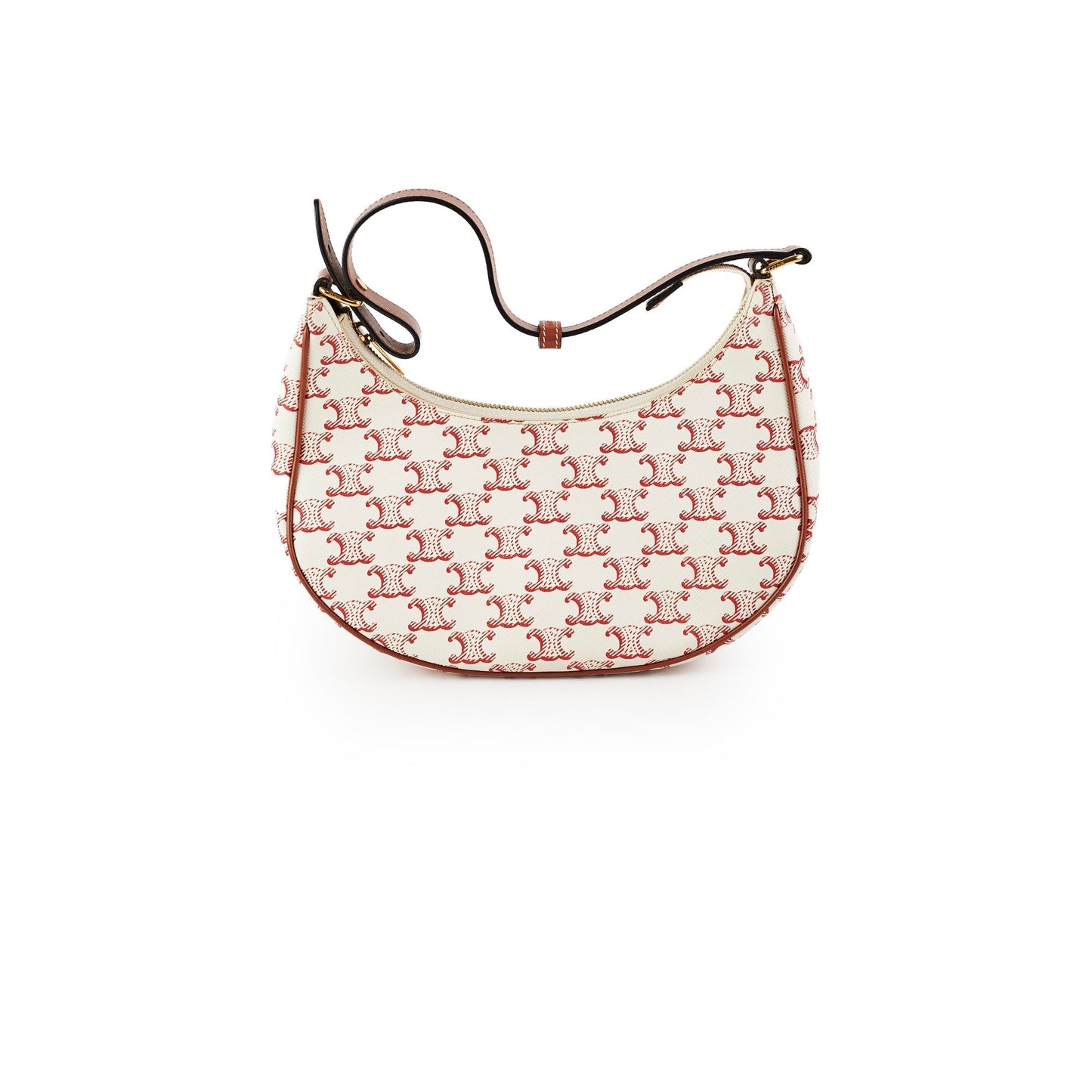 Luxury CELINE Ava Triomphe Canvas Red