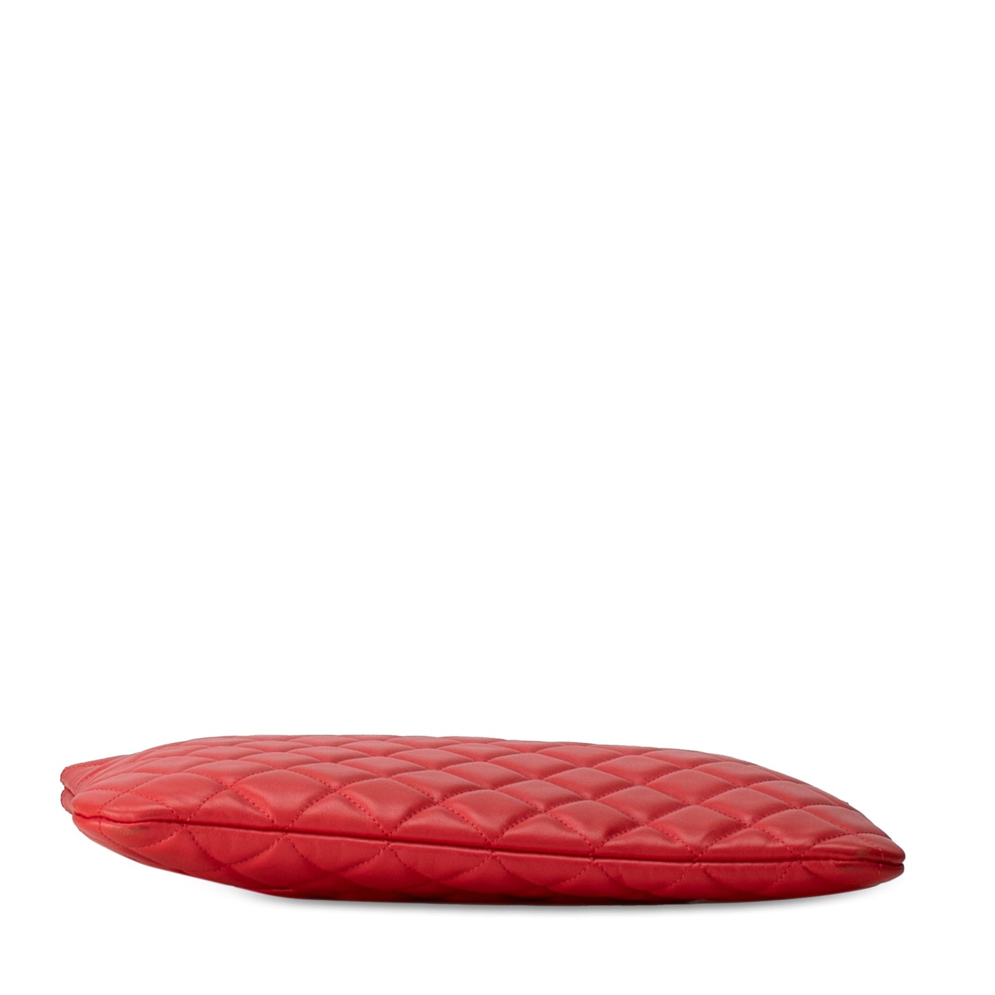 CHANEL Quilted Lambskin O Case Clutch Clutch Bag