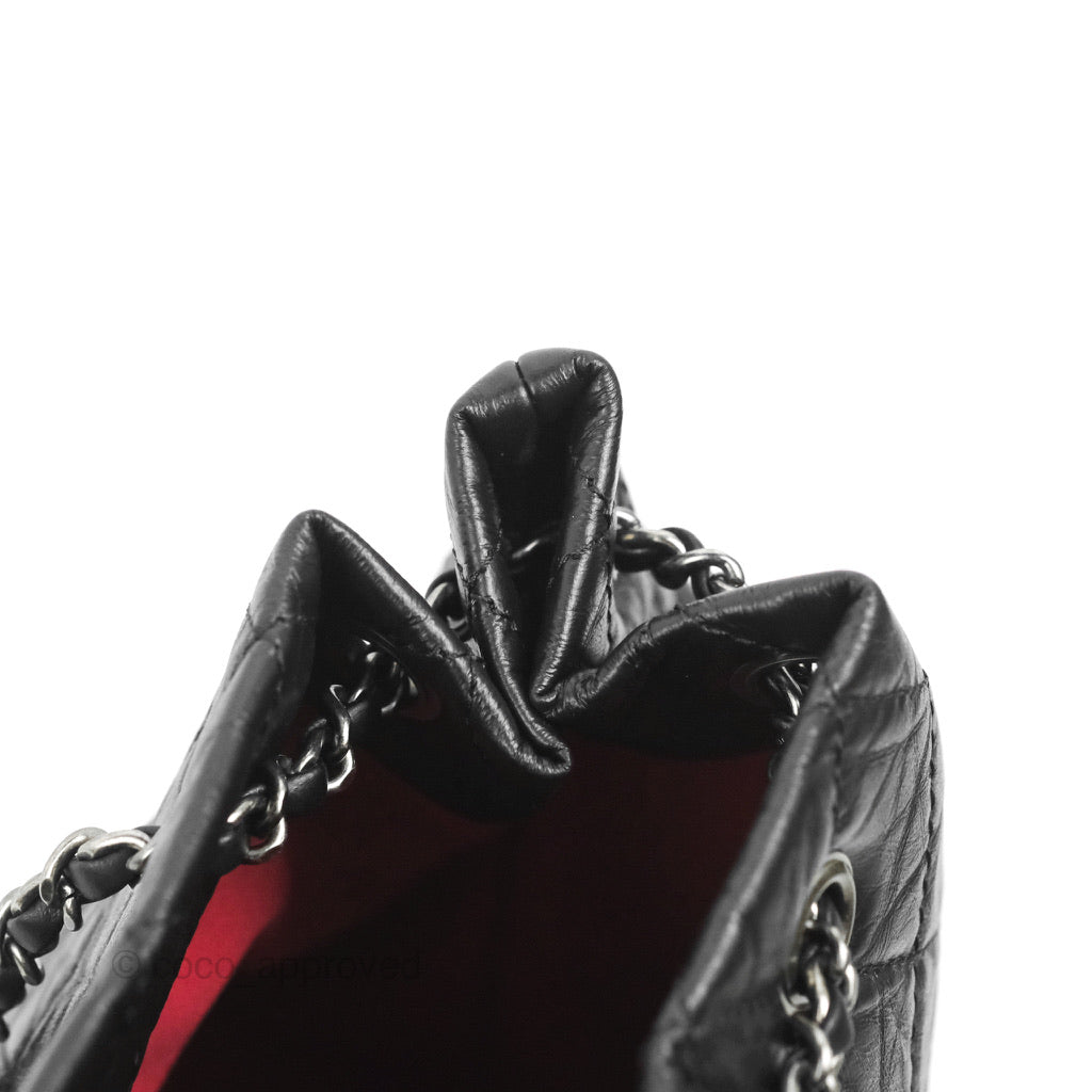 Chanel Small Gabrielle Backpack Black Aged Calfskin