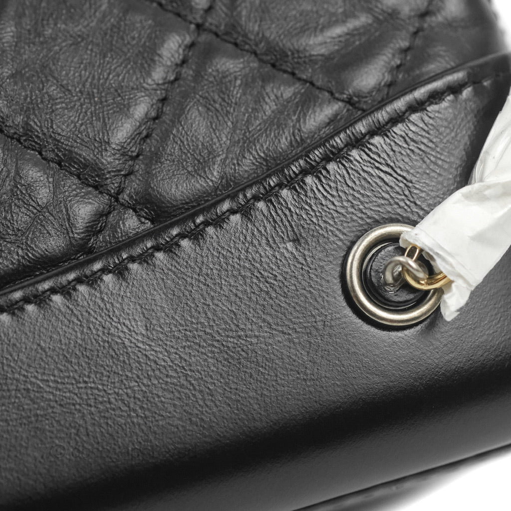 Chanel Small Gabrielle Backpack Black Aged Calfskin