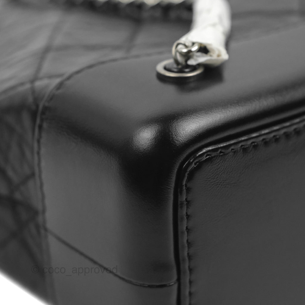 Chanel Small Gabrielle Backpack Black Aged Calfskin