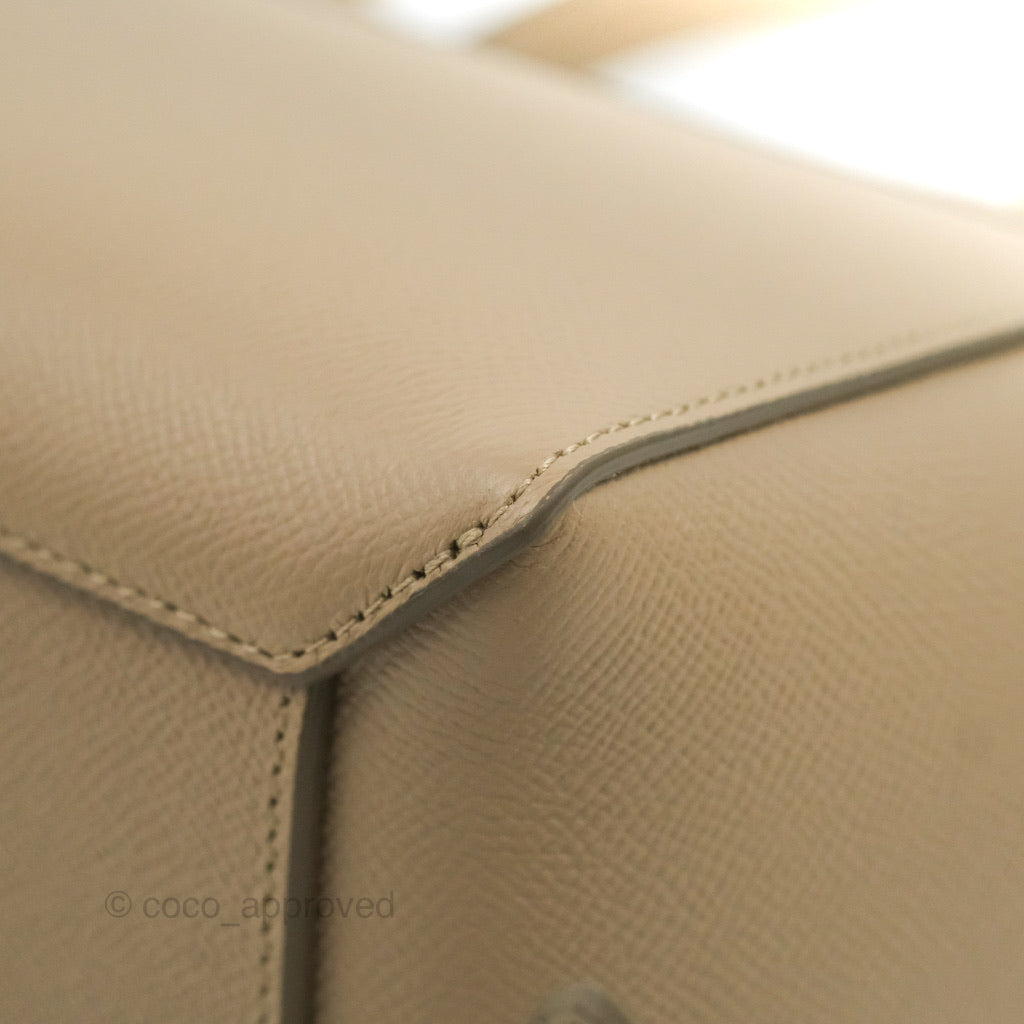 Celine Grained Calfskin Nano Belt Bag Light Taupe Gold Hardware