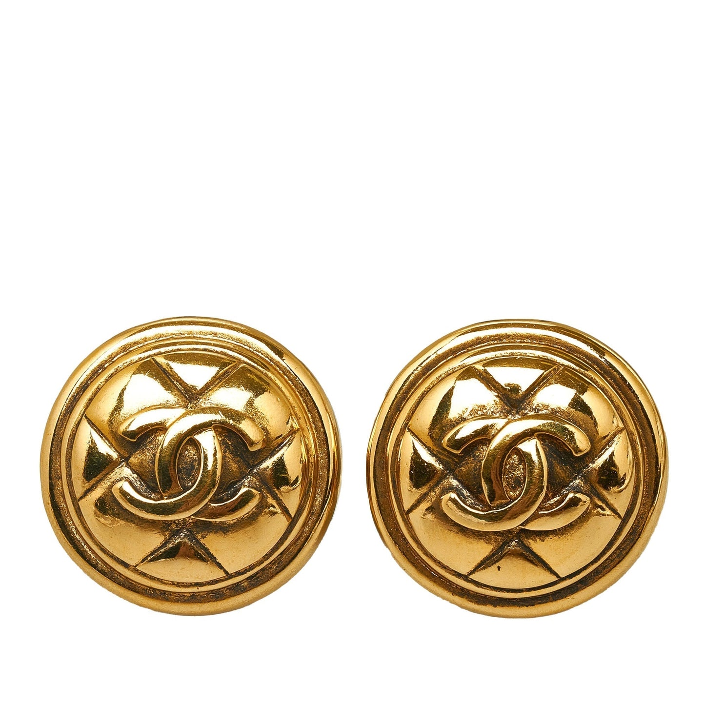 Luxury Chanel CC Clip On Earrings Costume Earrings