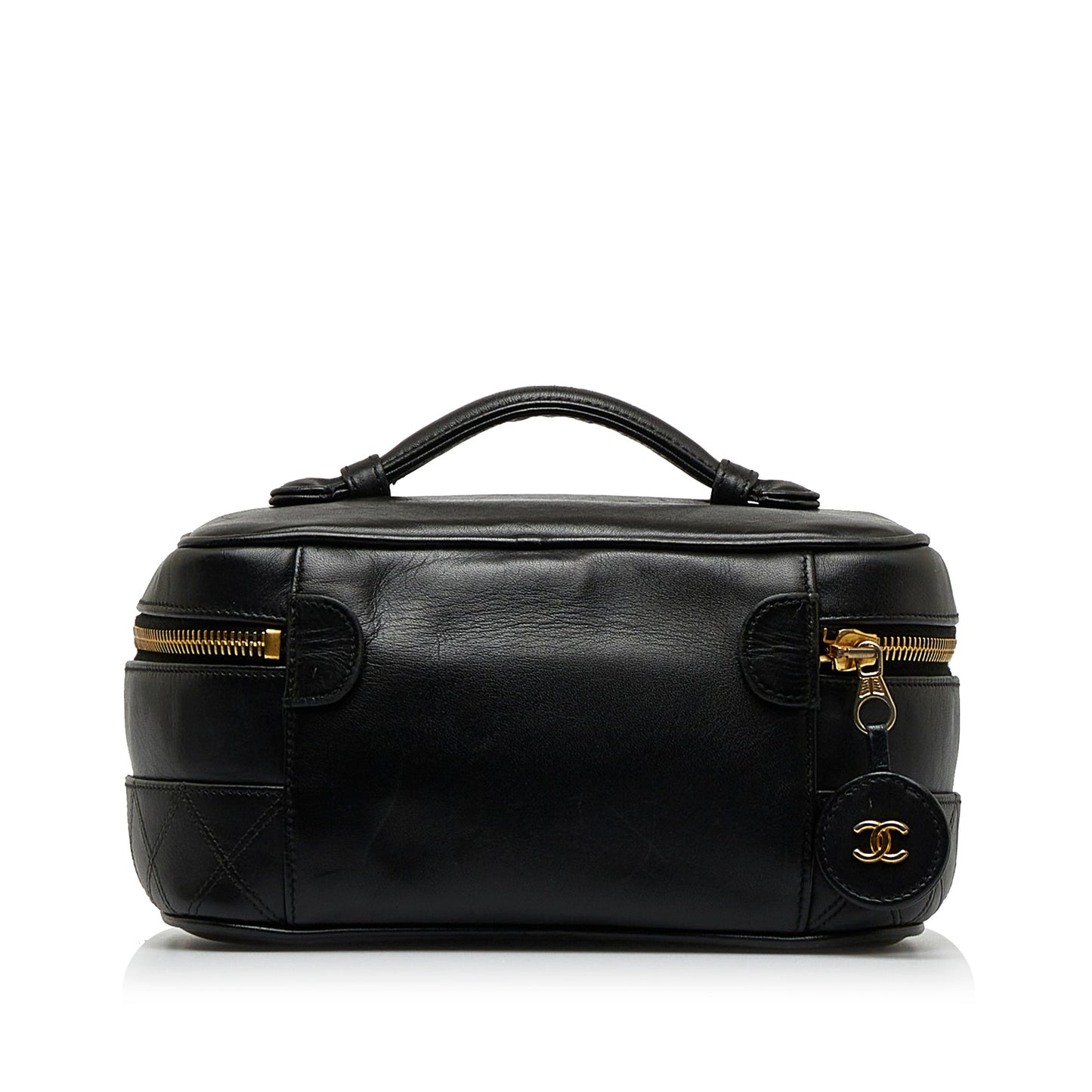 Luxury Chanel CC Quilted Vanity Bag