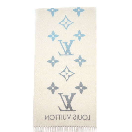 Louis Vuitton Reykjavik Gradient Scarf 190 x 45cm Cashmere Blue Rose