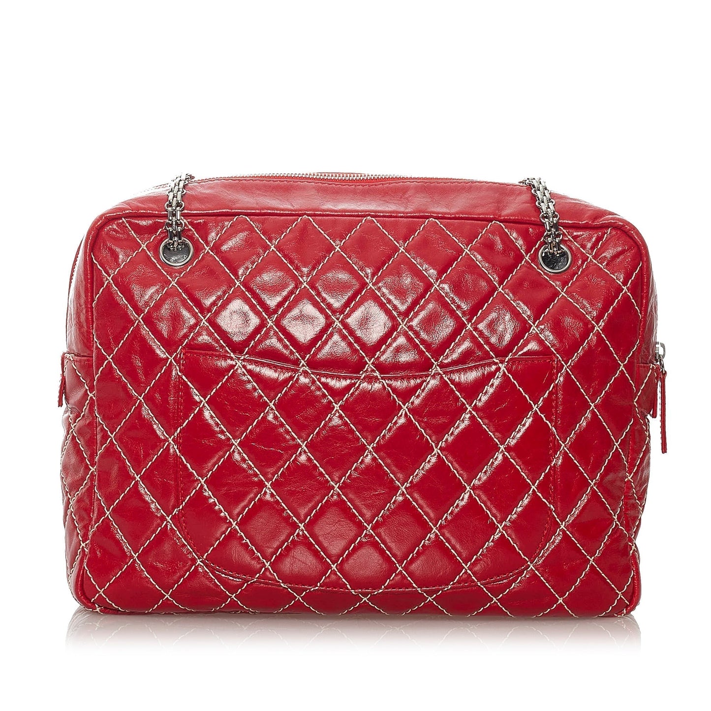 Luxury Chanel Reissue Shoulder Bag Red Quilted Lambskin