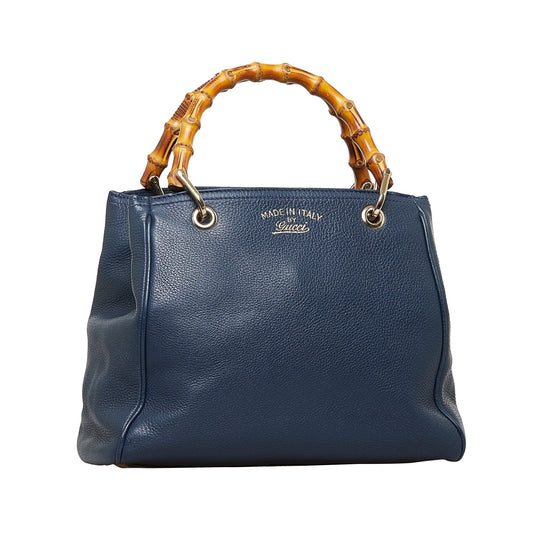 Luxury Gucci Bamboo Shopper Handbag