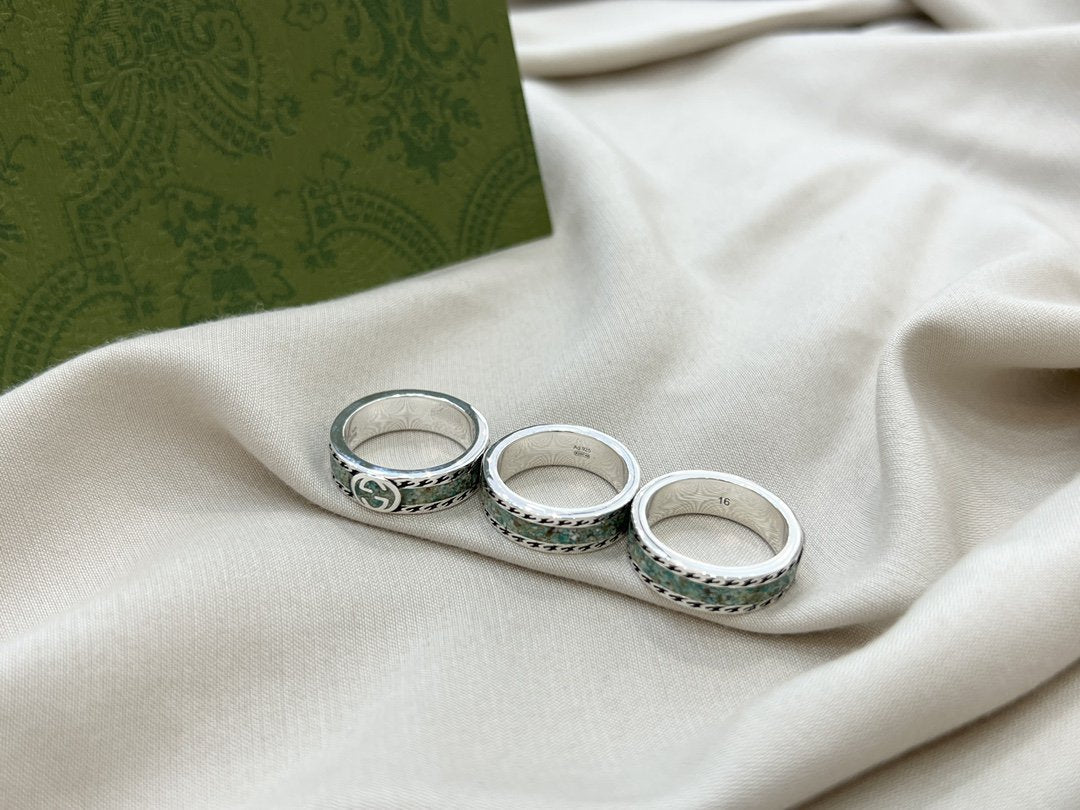 Luxury Gucci GG  INTERLOCKING G RING