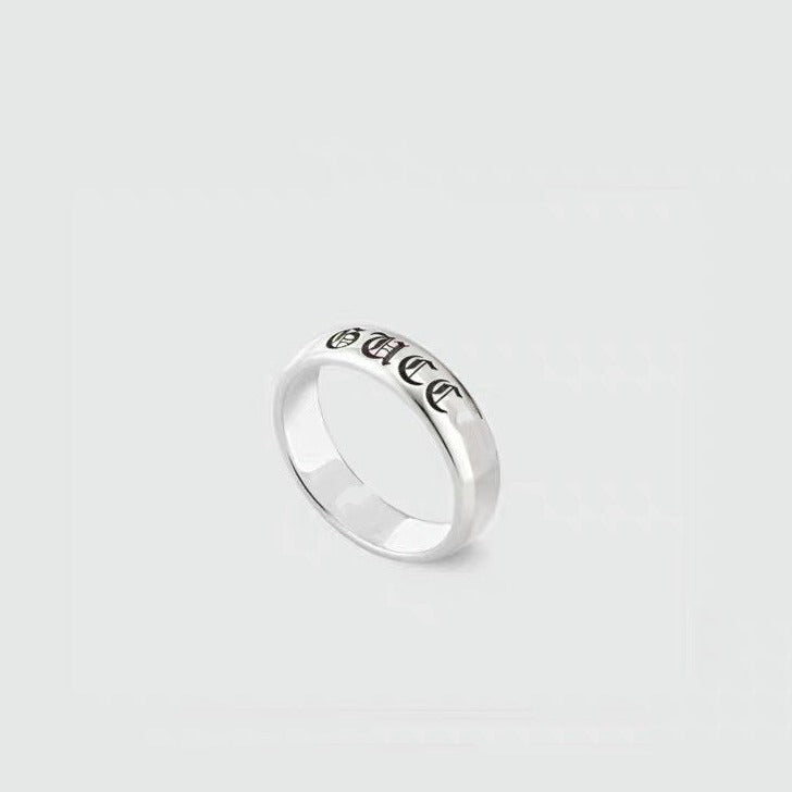 Luxury Gucci GG SOAVE AMORE STERLING RING