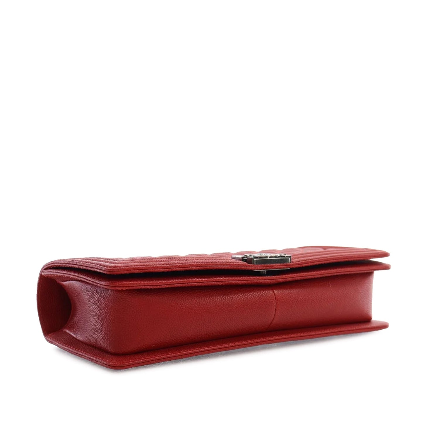 CHANEL Quilted Caviar Boy Clutch Clutch Bag