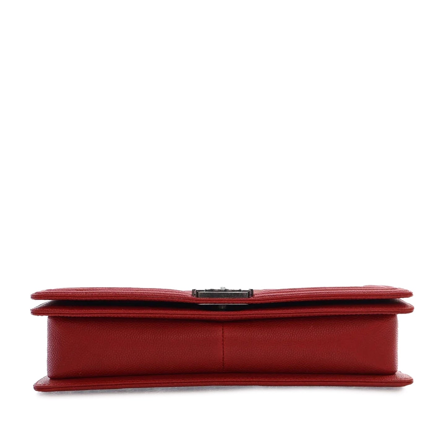 CHANEL Quilted Caviar Boy Clutch Clutch Bag