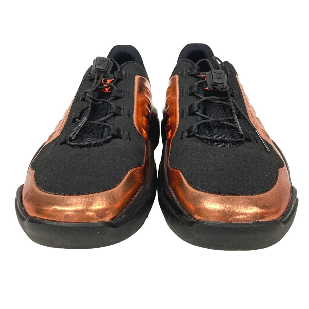 LOUIS VUITTON sneakers Leather, Fabric Pink gold 21 years Millennium line 6