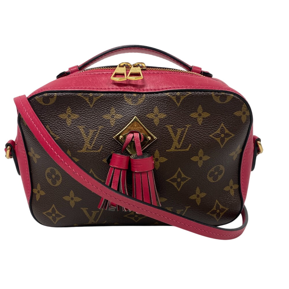 LOUIS VUITTON Shoulder Bag M43557 Monogram, PVC ted canvas Brown Monogram Saintonge