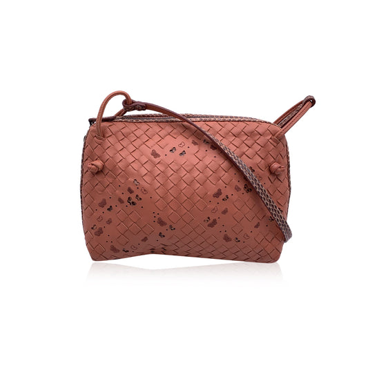 Luxury Bottega Veneta Leather Crossbody Bag Butterfly