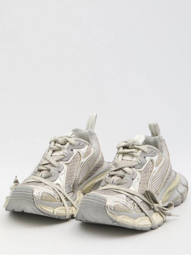 Luxury Balenciaga 3XL Mesh Panel Low Top Sneakers Grey
