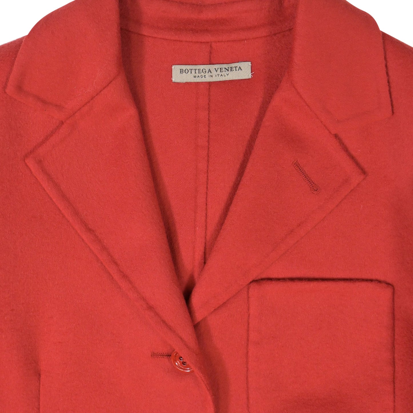 Luxury Bottega Veneta Blazer in Red Wool