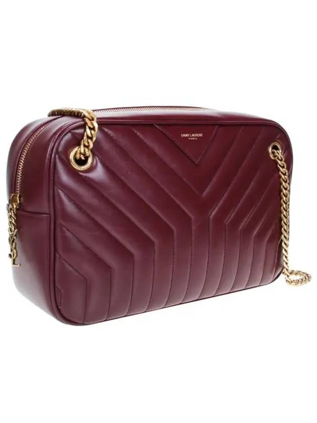 Luxury Saint Laurent Joan Camera Shoulder Bag Burgundy
