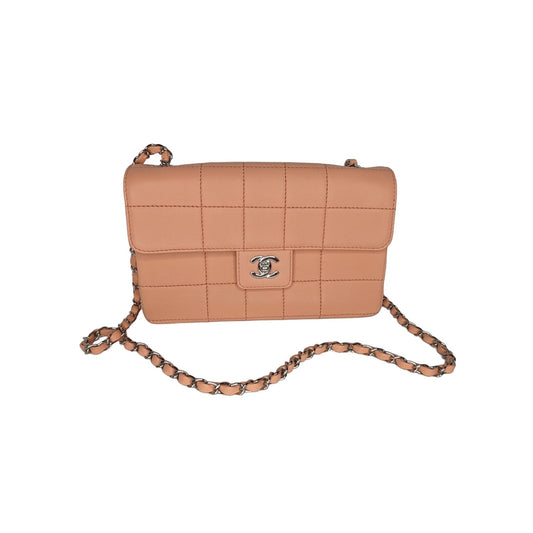 Luxury Chanel bag Vintage Peach Square Quilted Medium Flap Bag