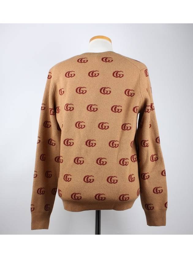Luxury Gucci Trending 2025 Jacquard wool V neck sweater