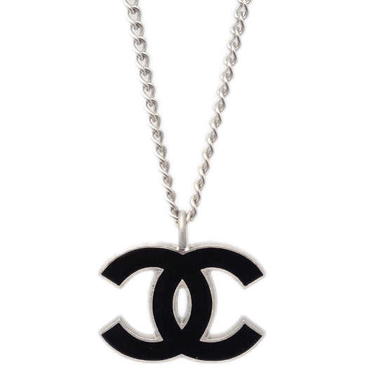 Luxury Chanel Silver Chain Necklace Pendant 06P