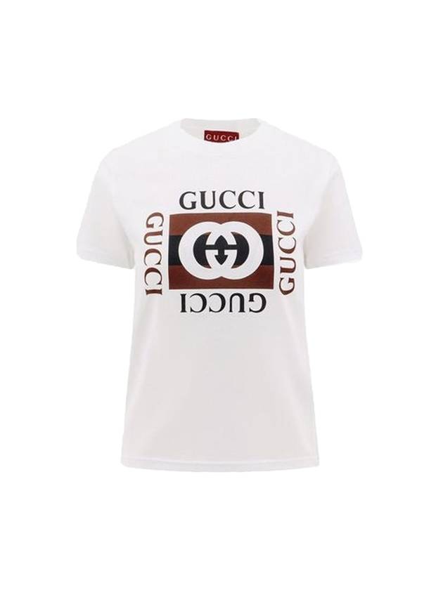 Luxury Gucci Trending 2025 Print Cotton Jersey Short Sleeve T-Shirt White
