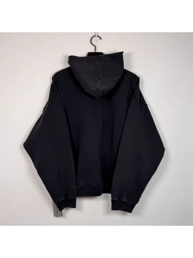 Luxury Balenciaga DIY College Medium Fit Hoodie Black