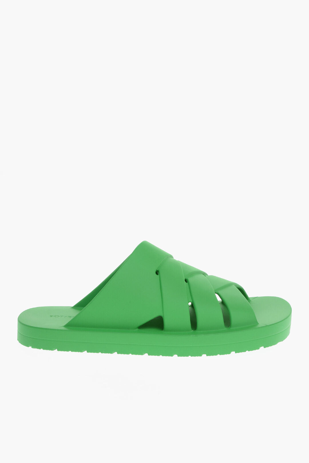 Luxury Bottega Veneta Braided Rubber Slippers 41 Shoes Eu