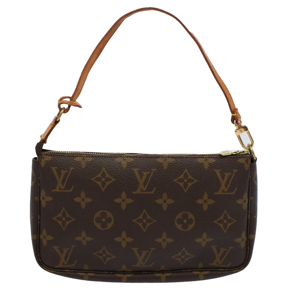 Louis Vuitton Pochette Accessoire  Canvas Clutch Bag ()