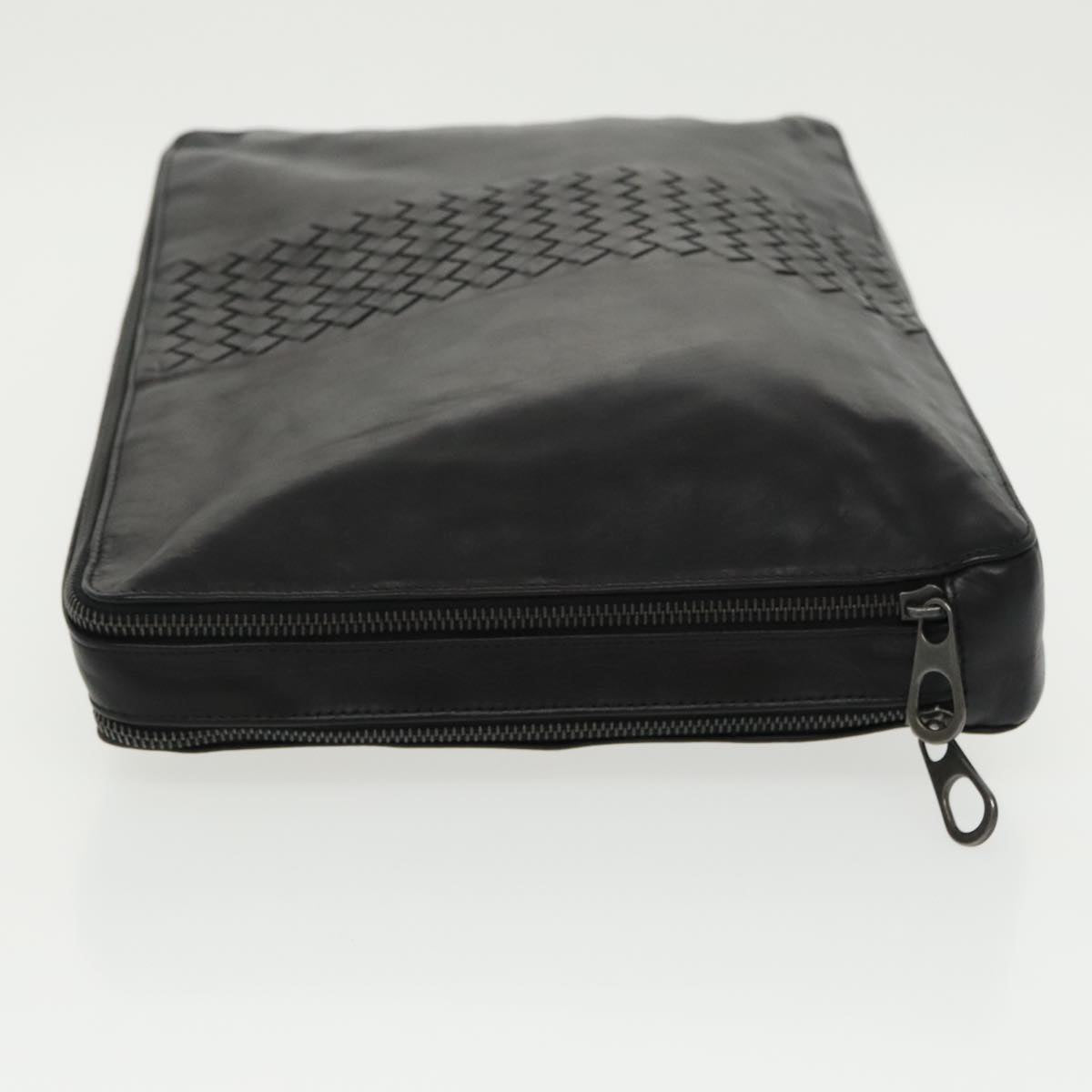 Luxury Bottega Veneta Intrecciato  Leather Clutch Bag ()