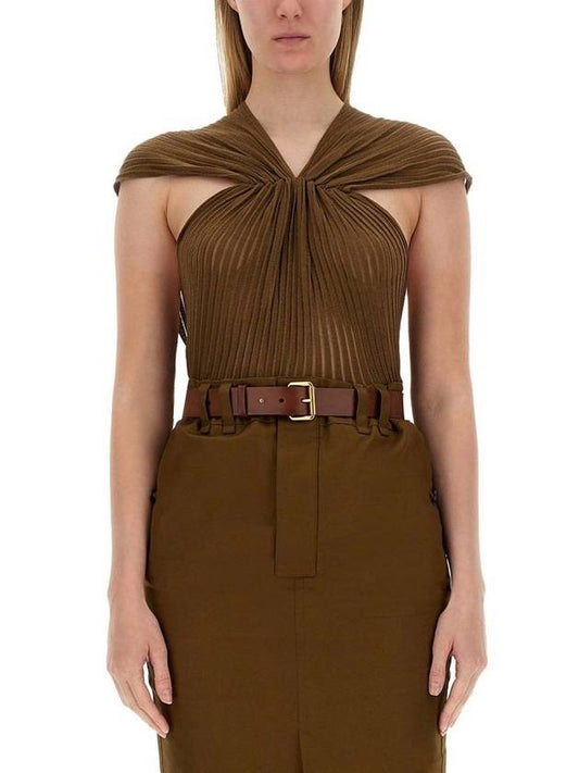 Luxury Saint Laurent One Shoulder Knit Top 786492Y76PC